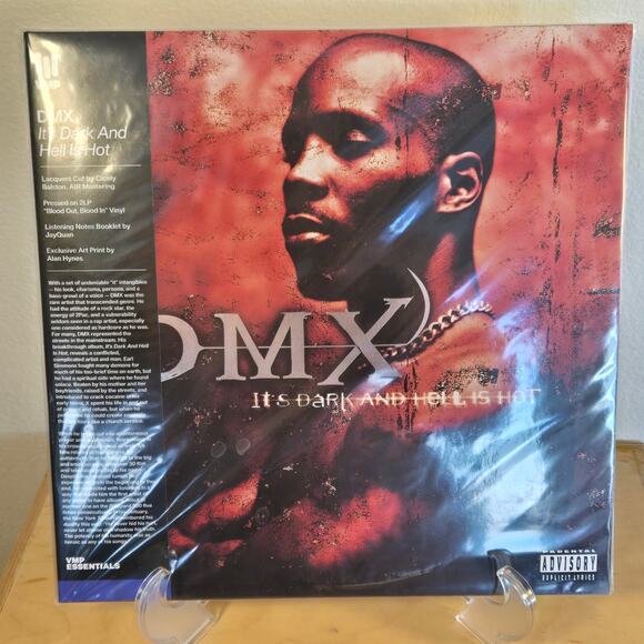 DMX – It’s Dark and Hell Is Hot – VMP 2LP red Vinyl New & Sealed - Picture 1 of 4